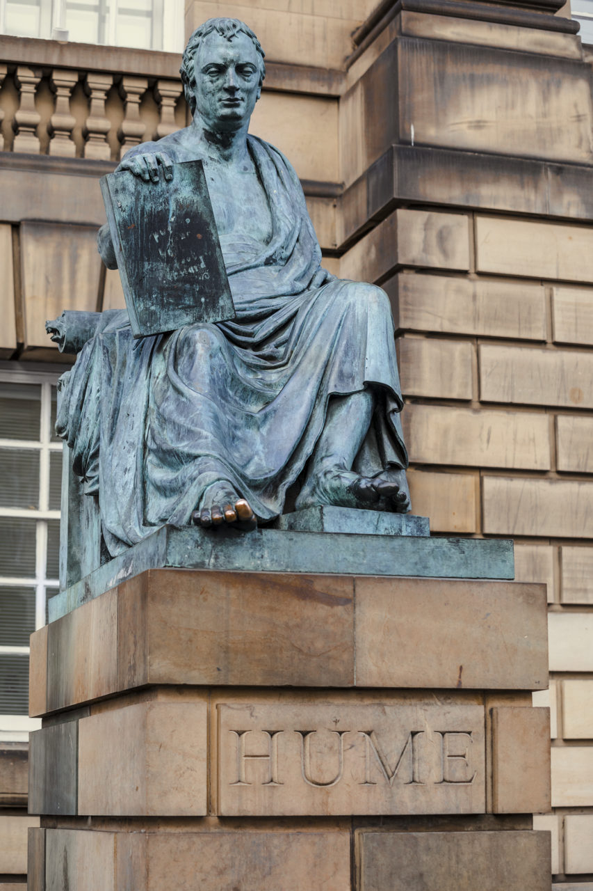 Edinburgh - David Hume statue